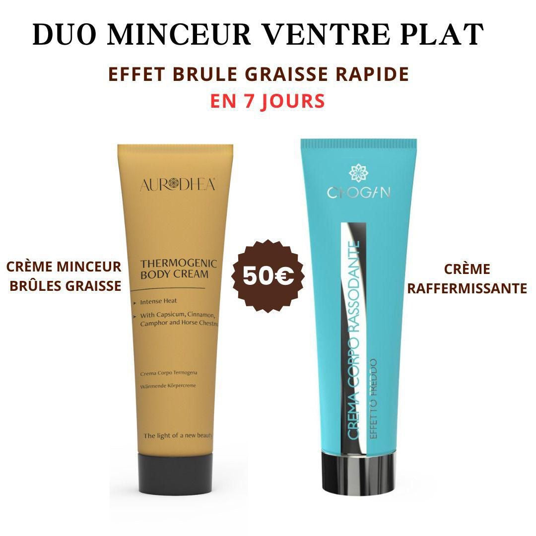 FLAT STOMACH SLIMMING DUO: FAT BURNING EFFECT, FAST IN 7 DAYS