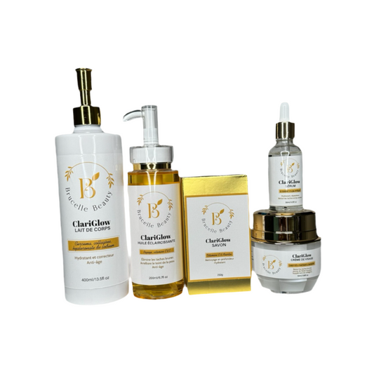 GAMME CLARIGLOW : CLAIRIFIANTE,UNIFIANTE et SUPER HYDRATANTE