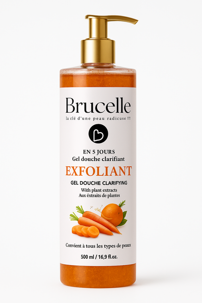 EXFOLIATING and LIGHTENING SHOWER GEL