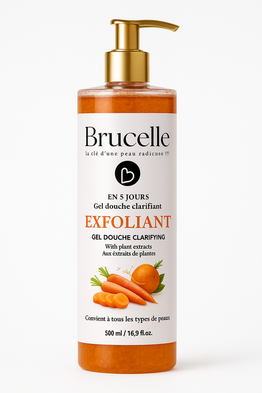 EXFOLIATING and LIGHTENING SHOWER GEL